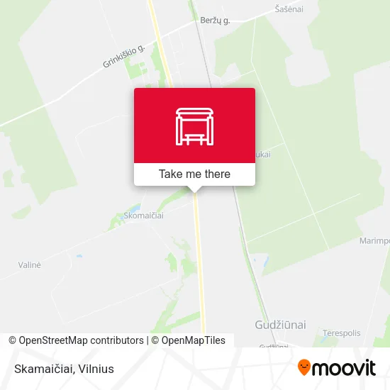 Карта Skamaičiai