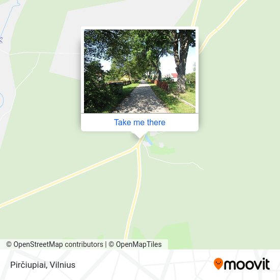 Карта Pirčiupiai