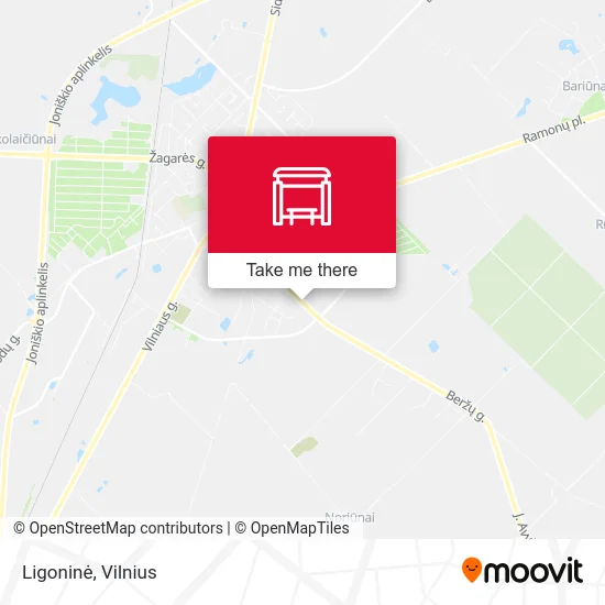 Карта Ligoninė