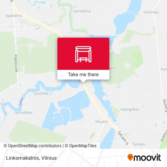 Карта Linksmakalnis