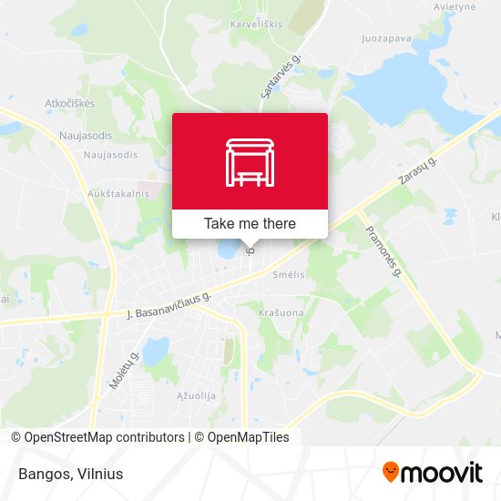 Карта Bangos