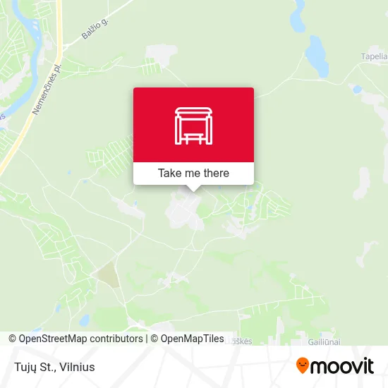 Tujų St. map