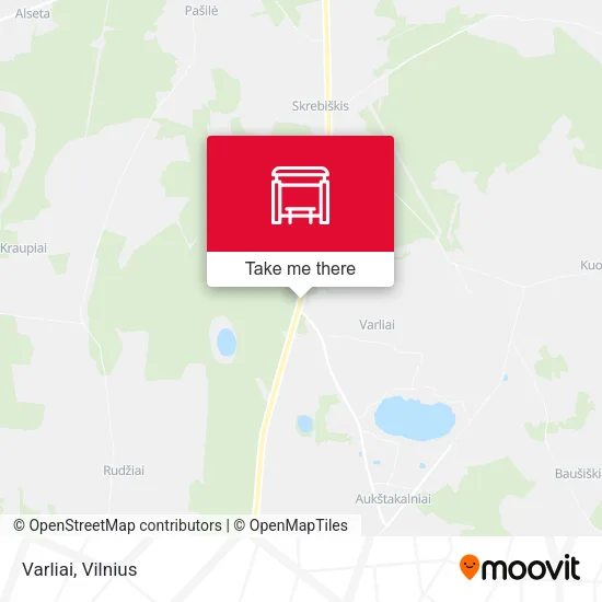 Карта Varliai
