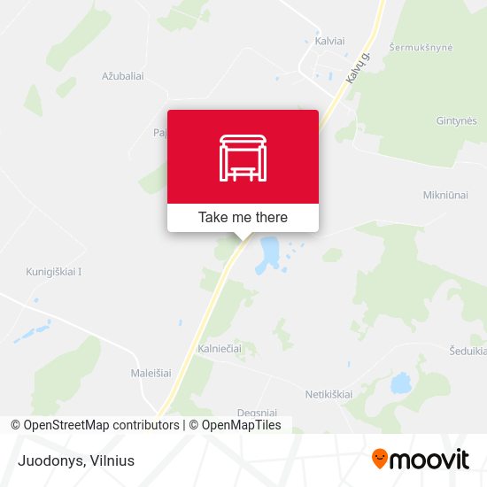 Карта Juodonys