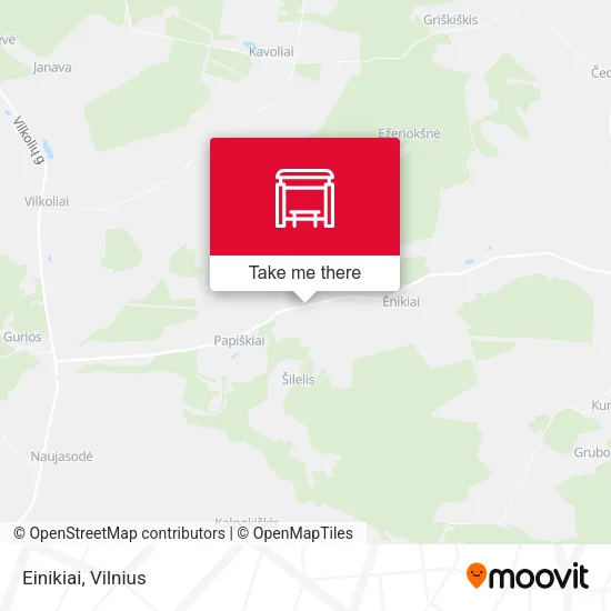 Карта Einikiai