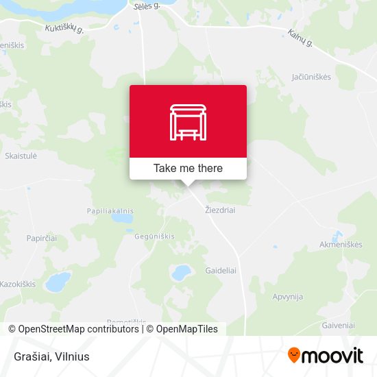 Карта Grašiai