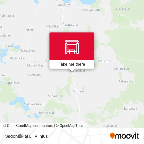 Карта Sadoniškiai Ll