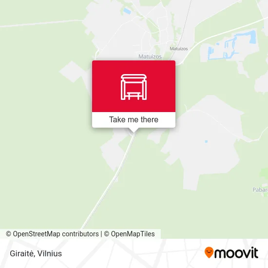 Карта Giraitė