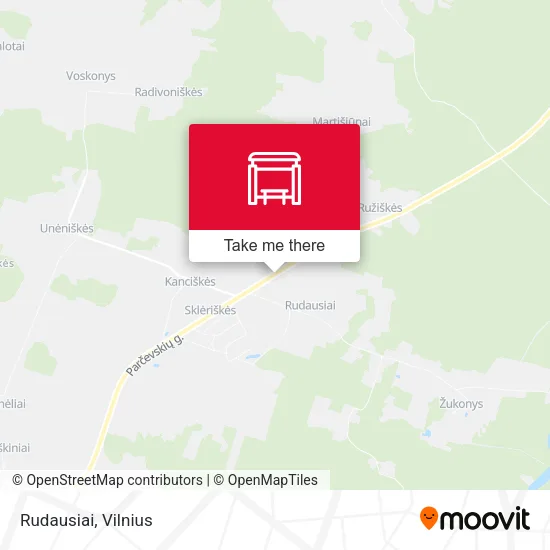 Карта Rudausiai