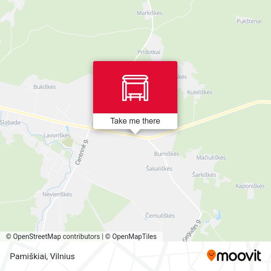 Карта Pamiškiai