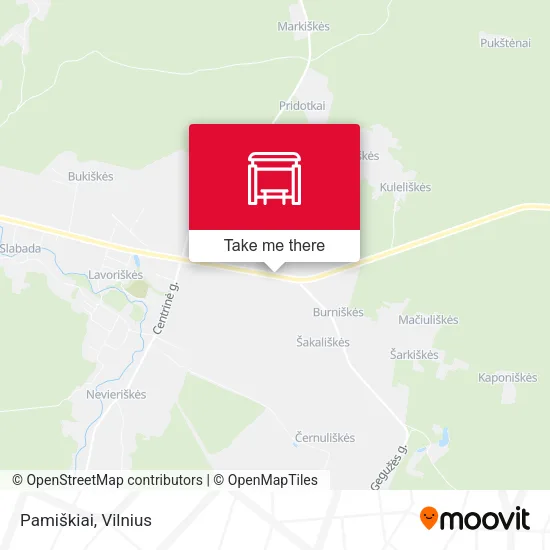 Карта Pamiškiai