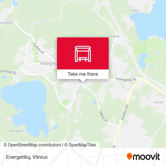 Карта Energetikų