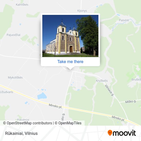 Карта Rūkainiai
