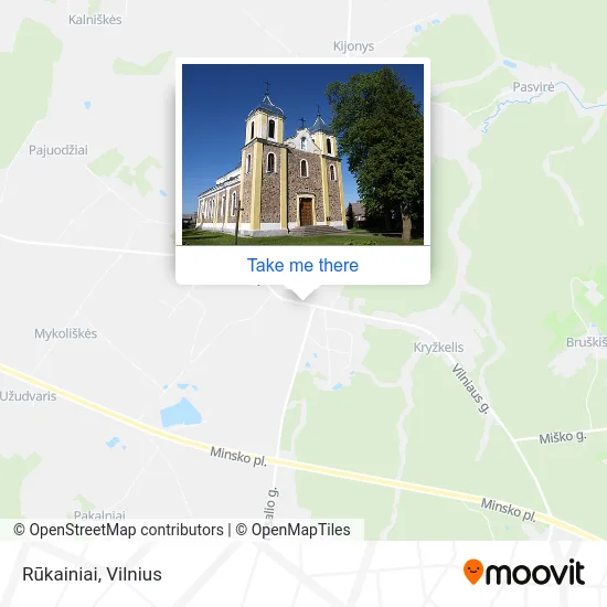 Карта Rūkainiai