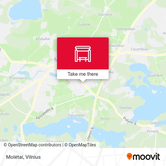 Карта Molėtai