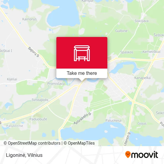 Карта Ligoninė