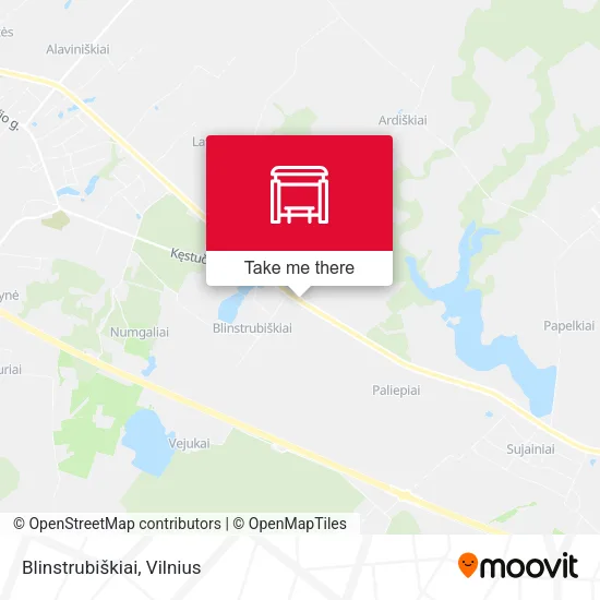 Карта Blinstrubiškiai