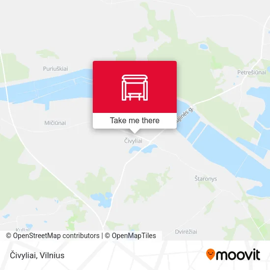 Карта Čivyliai