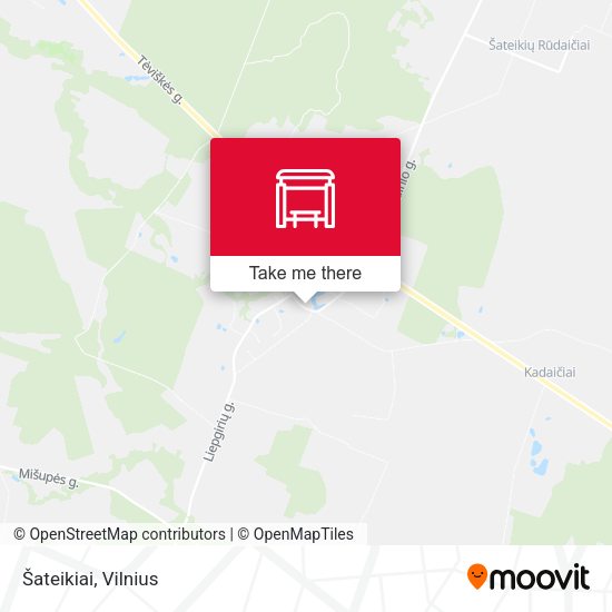 Карта Šateikiai