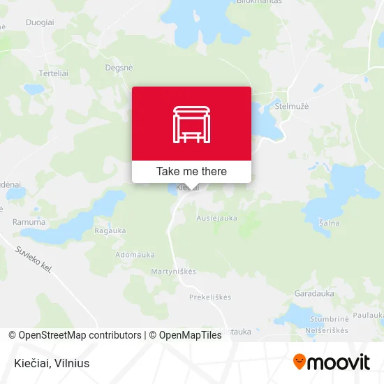 Карта Kiečiai