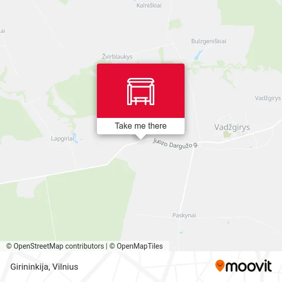 Карта Girininkija