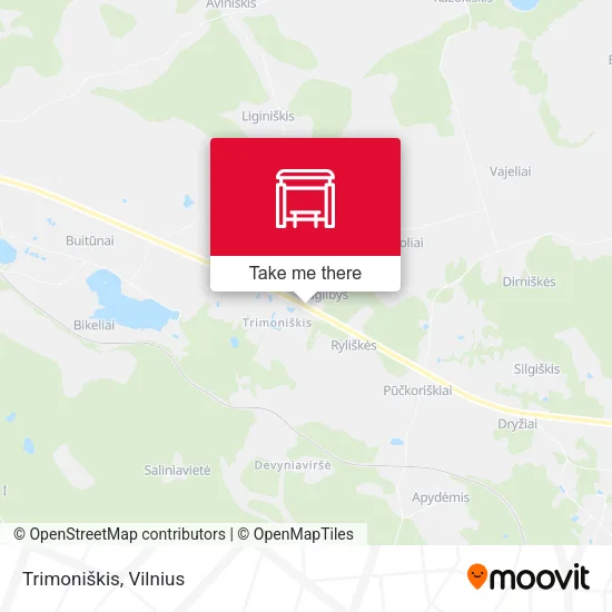 Карта Trimoniškis