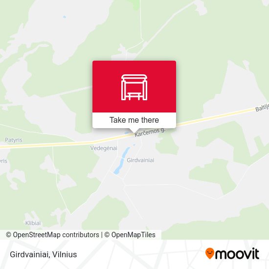 Карта Girdvainiai
