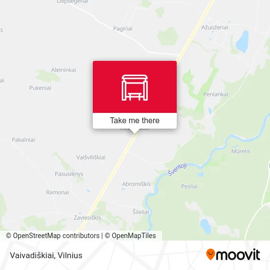 Карта Vaivadiškiai