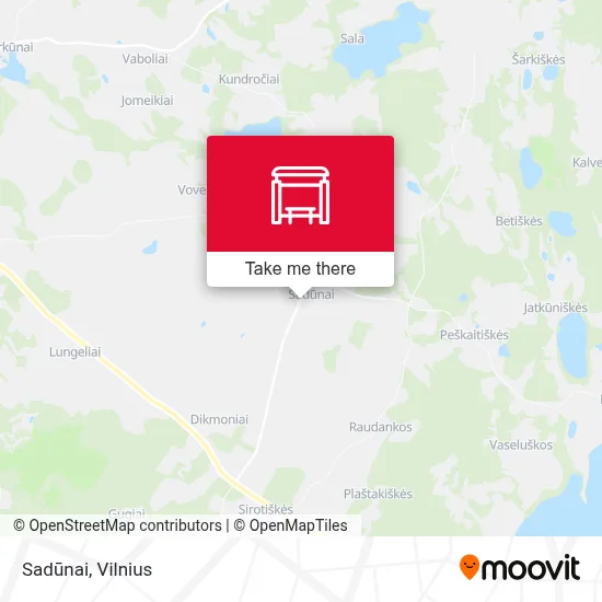 Sadūnai map