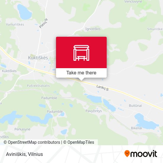 Карта Aviniškis