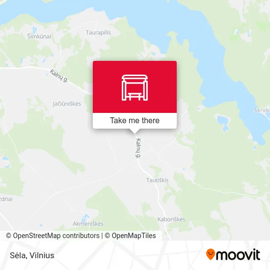 Карта Sėla