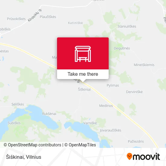 Карта Šiškinai