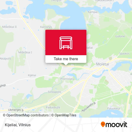 Карта Kijeliai