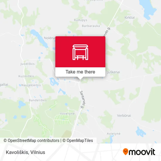 Карта Kavoliškis