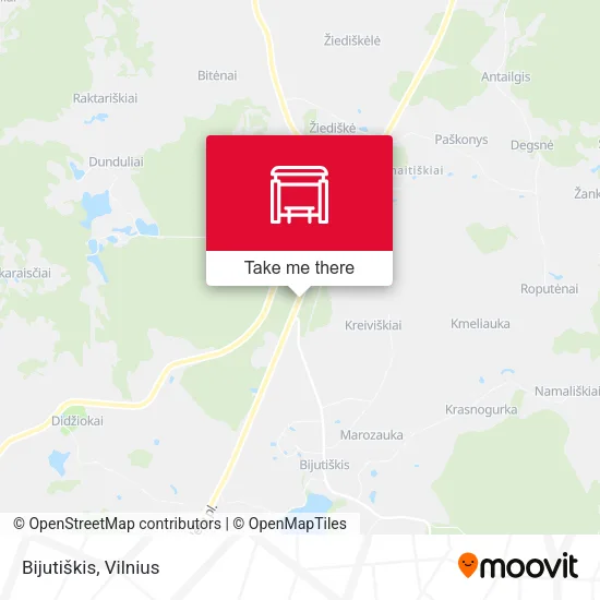 Карта Bijutiškis