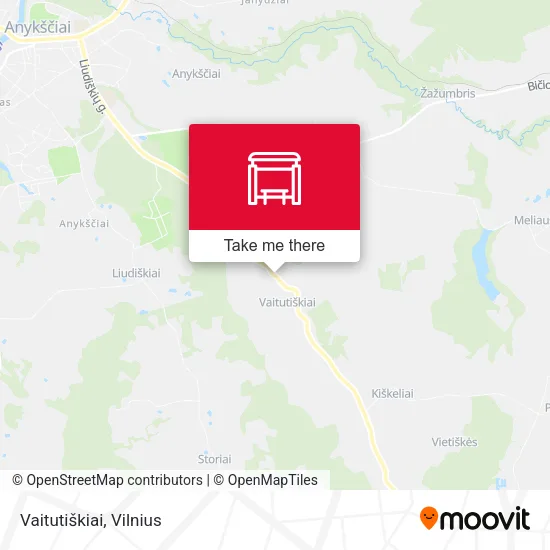 Карта Vaitutiškiai