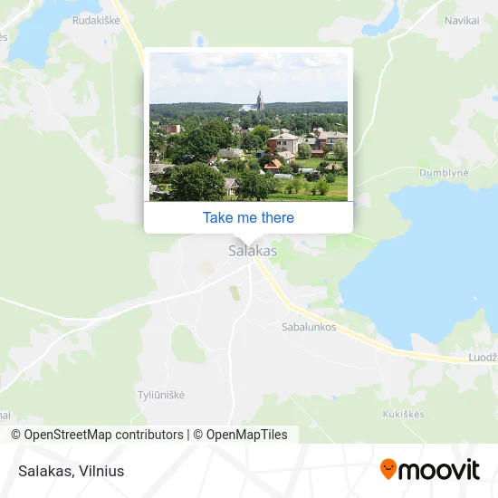 Карта Salakas