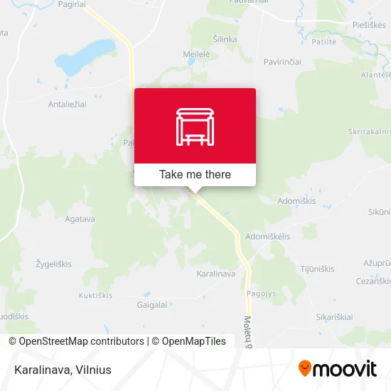 Карта Karalinava