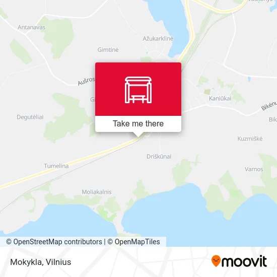 Карта Mokykla