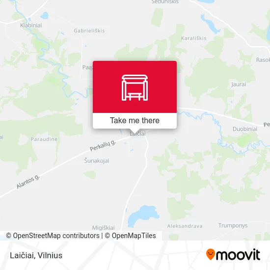 Карта Laičiai