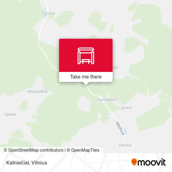 Карта Kalniečiai