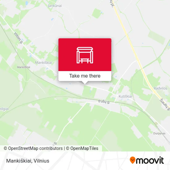 Карта Mankiškiai