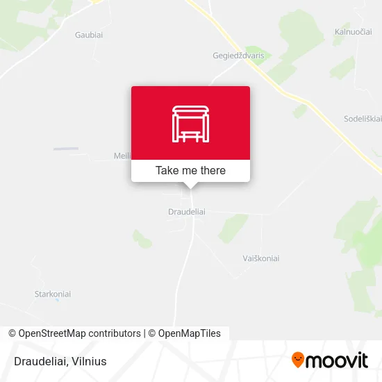 Карта Draudeliai