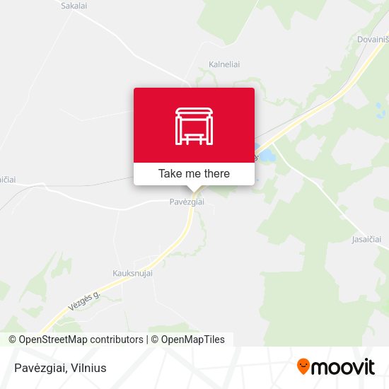 Карта Pavėzgiai