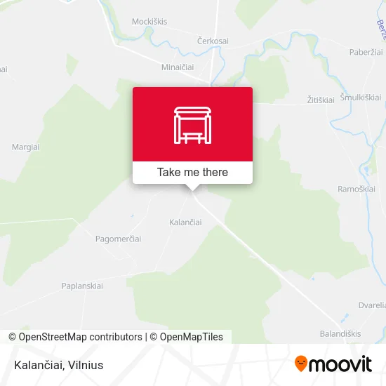 Карта Kalančiai