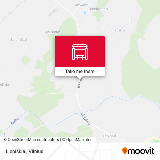 Карта Liepiškiai