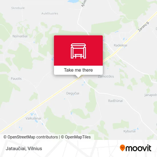 Карта Jataučiai
