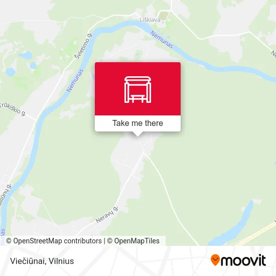 Карта Viečiūnai