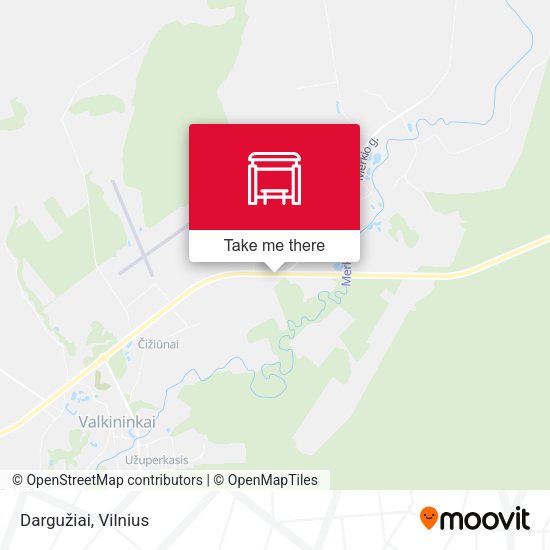 Карта Dargužiai
