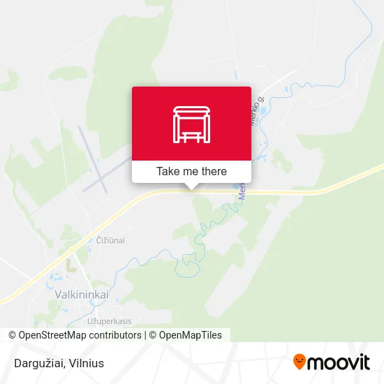 Карта Dargužiai